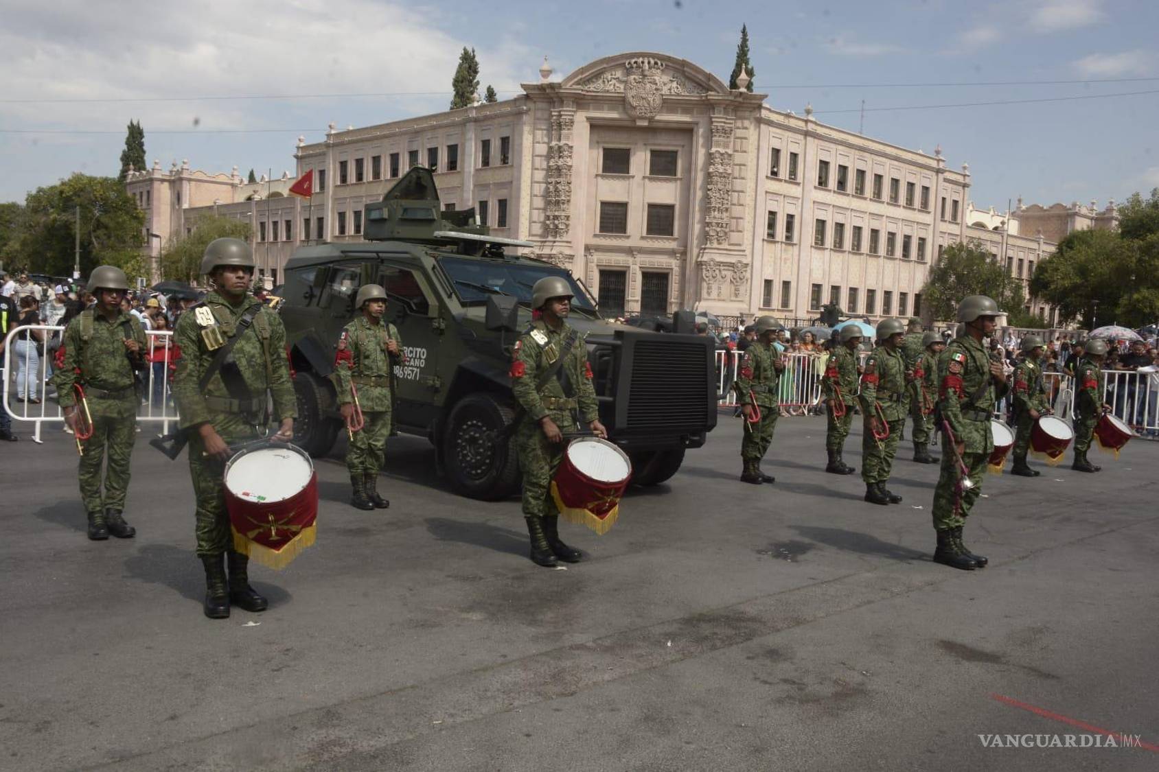 $!La Sedena hizo acto de presencia.