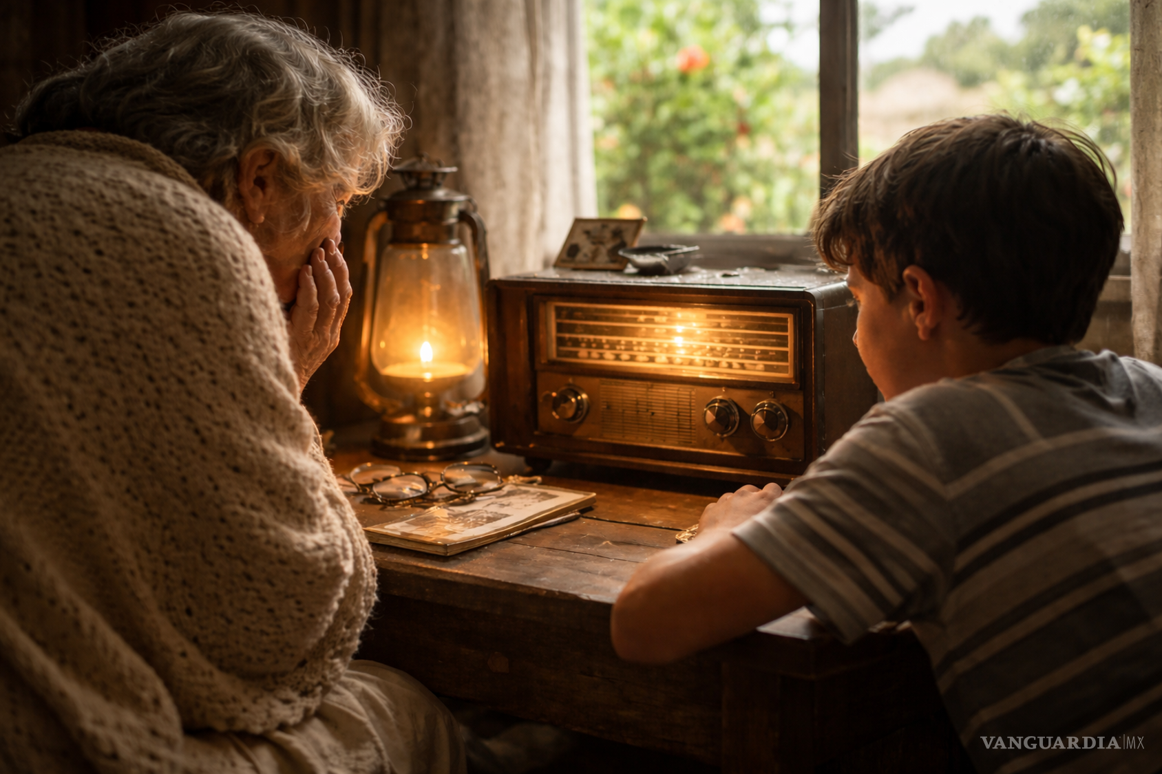 $!Todo comienza frente al resplandor del radio: una voz, una tormenta y una tarde que pronto se vuelve inolvidable.