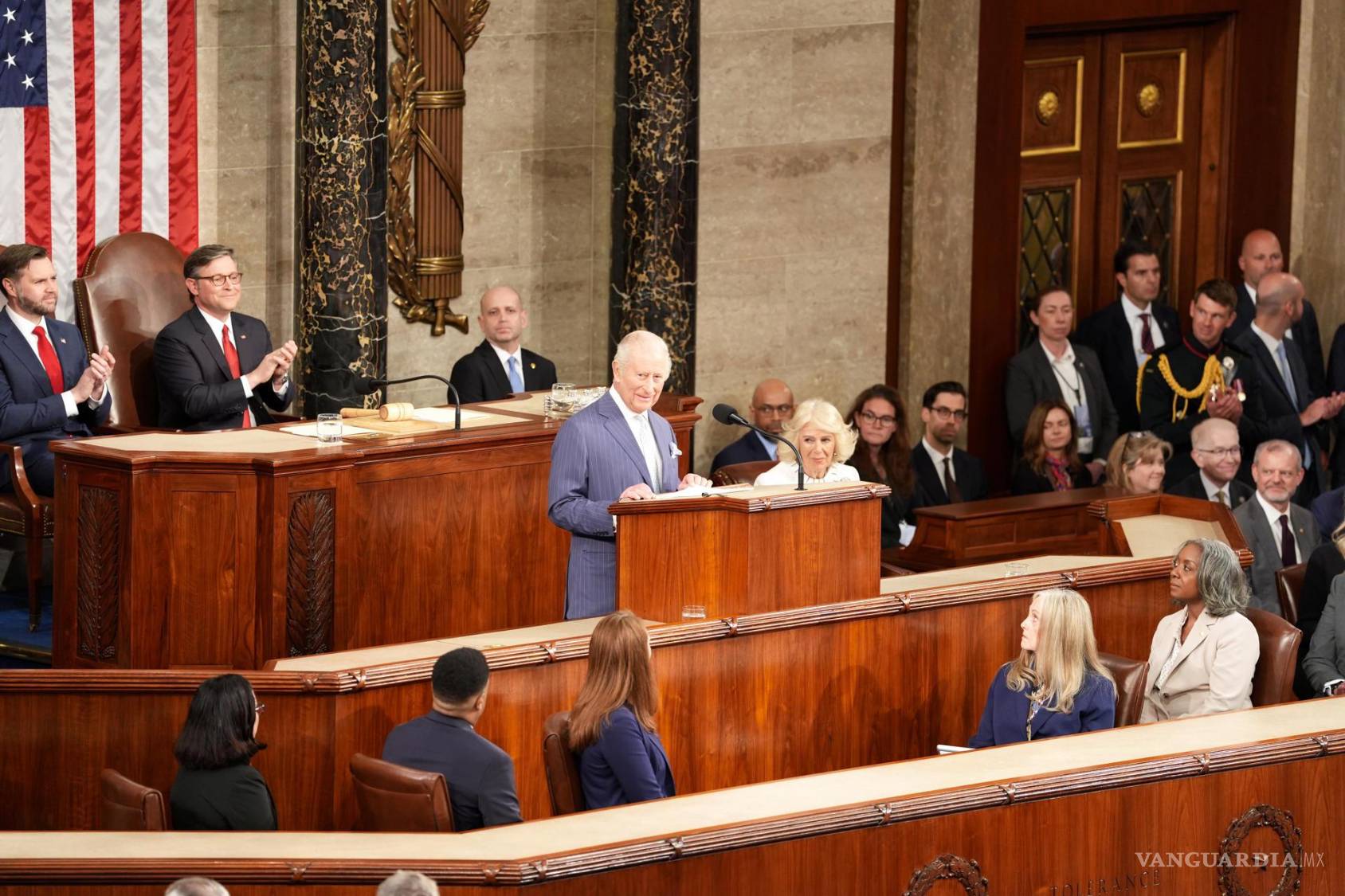 $!El rey Carlos III del Reino Unido da un discurso en el Congreso de los Estados Unidos en Washington.