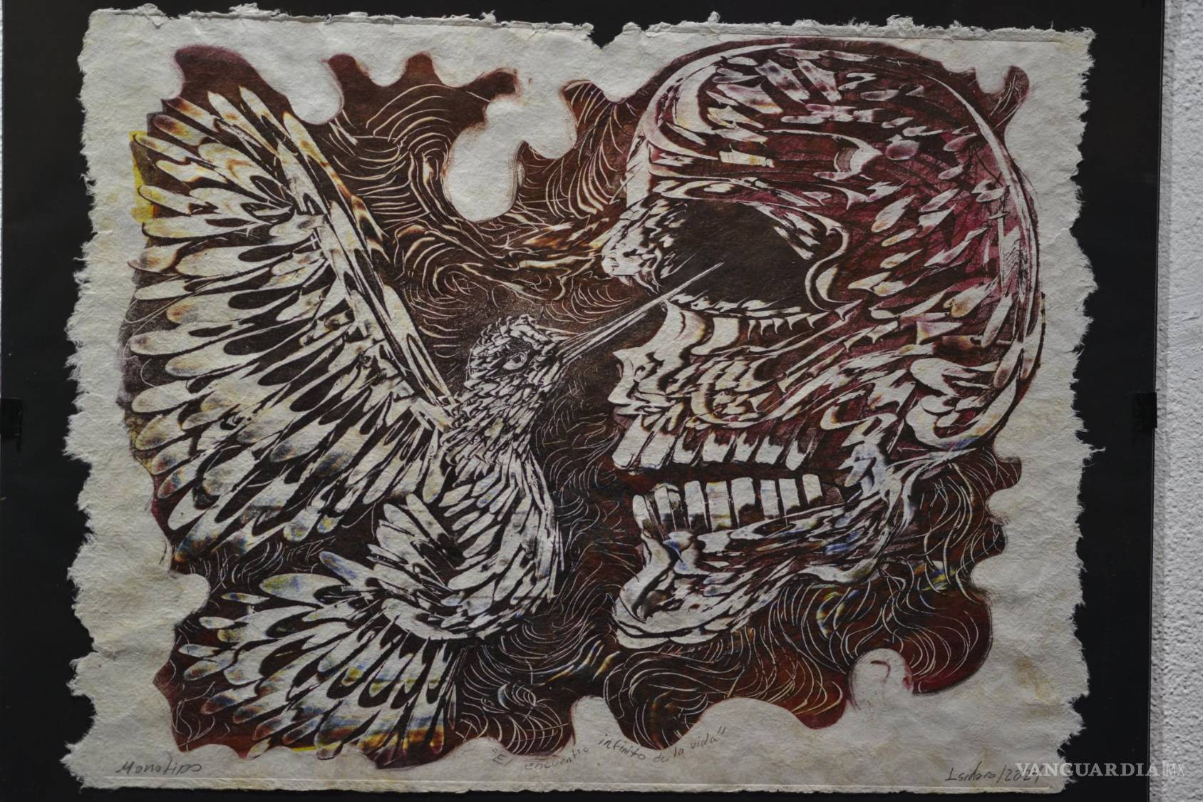 $!Con ‘Tzompantli’ el artista Isidoro Max explora la ‘singularidad’ de la muerte en el Museo de Artes Gráficas