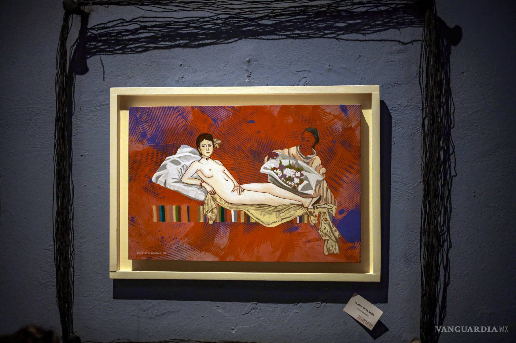 $!Alejandro Cerecero pinta ‘el teatro del mundo’ en su exposición número 20 en el Cerdo de Babel de Saltillo