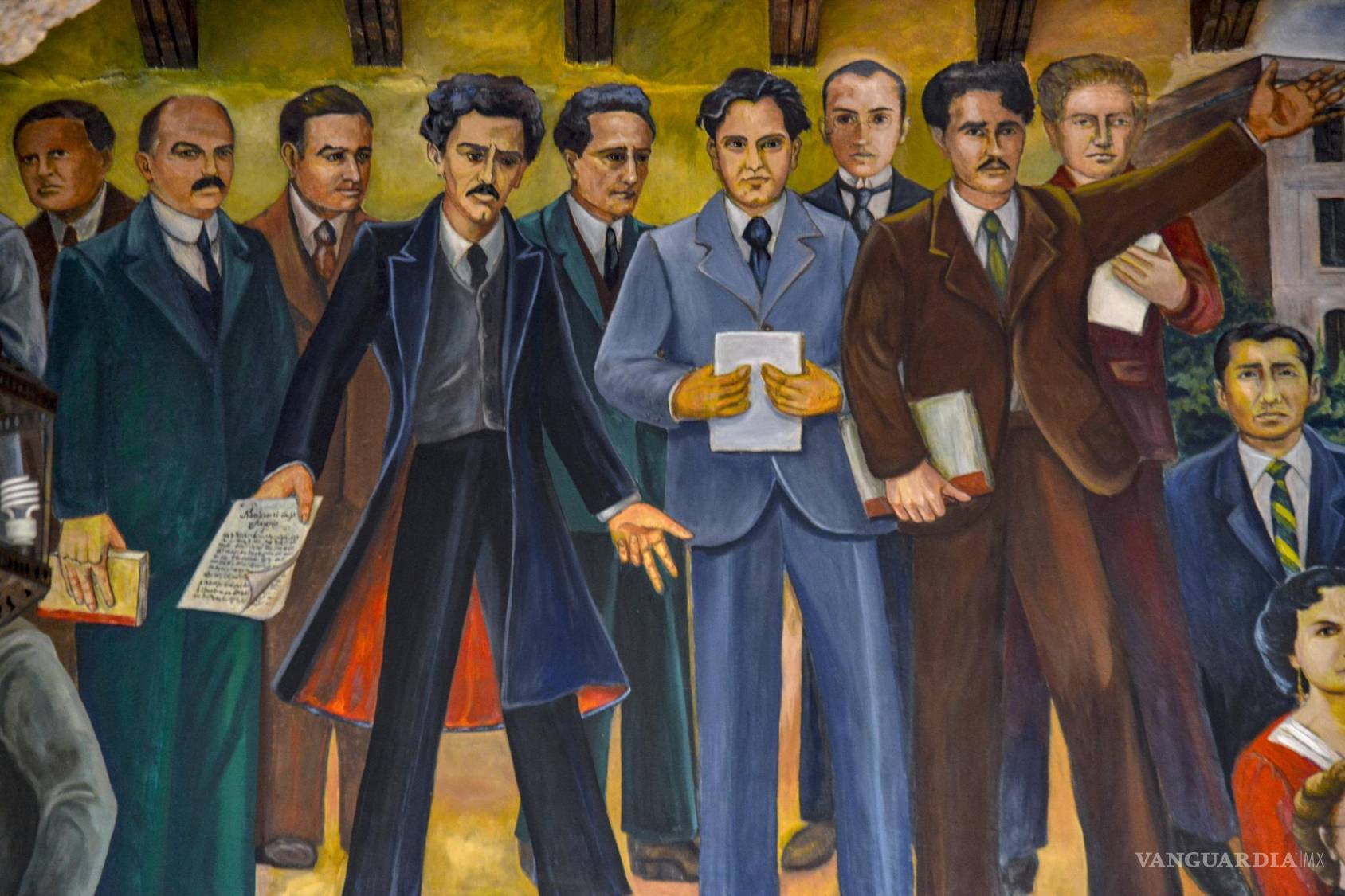 $!Detalle del mural pintado en las instalaciones de lo que hoy es el CECUVAR (III).