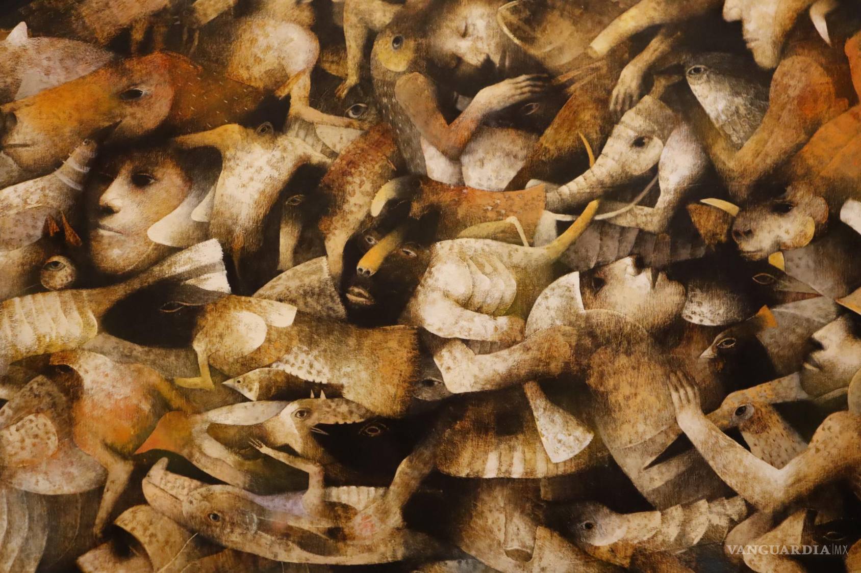 $!Detalle de una de las obras de Sabogal.