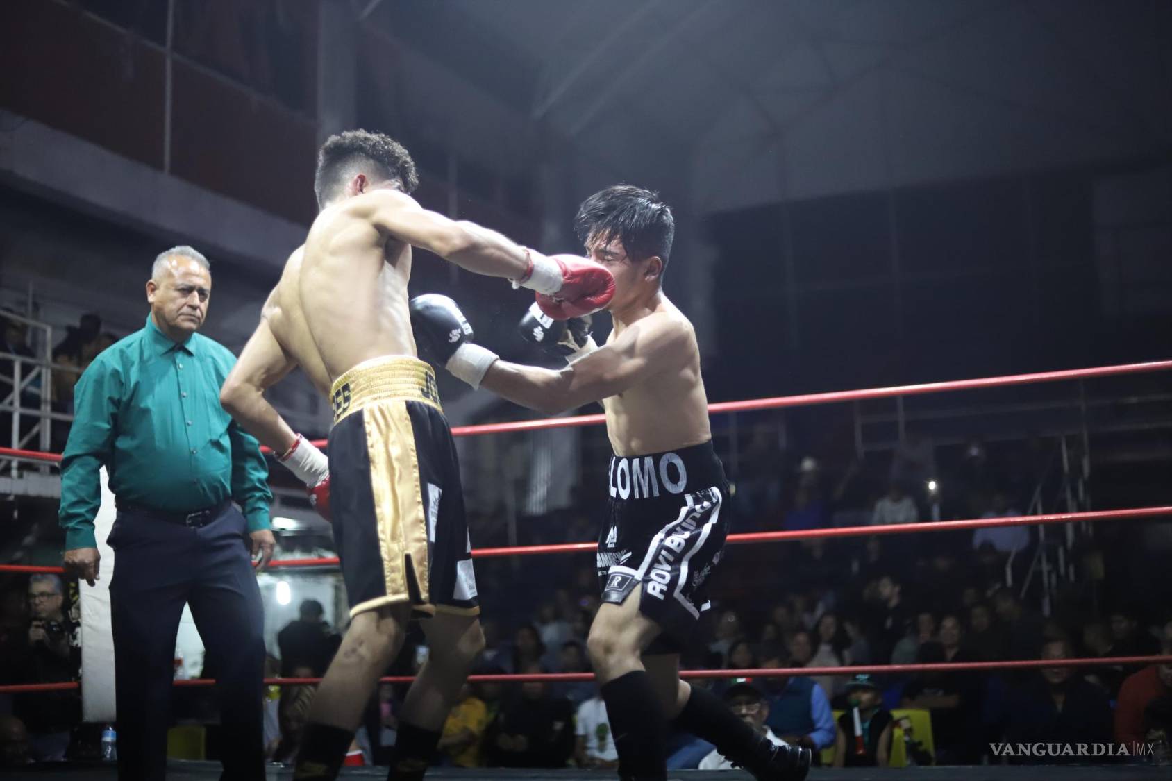 $!Pese a perder, Linares también surtió buenos derechazos.