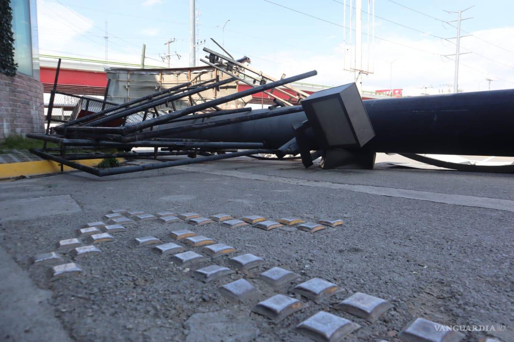 $!Las estructuras fueron desmontadas.