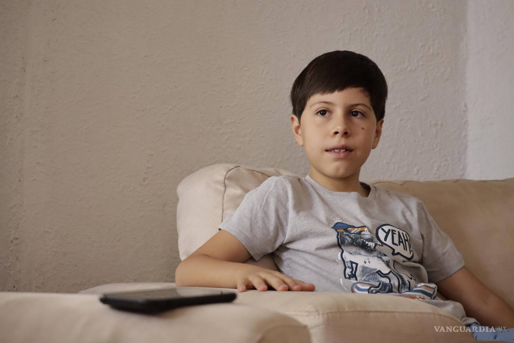 $!El pequeño pudo producir este material, luego de haber participado en un curso en línea durante la pandemia.