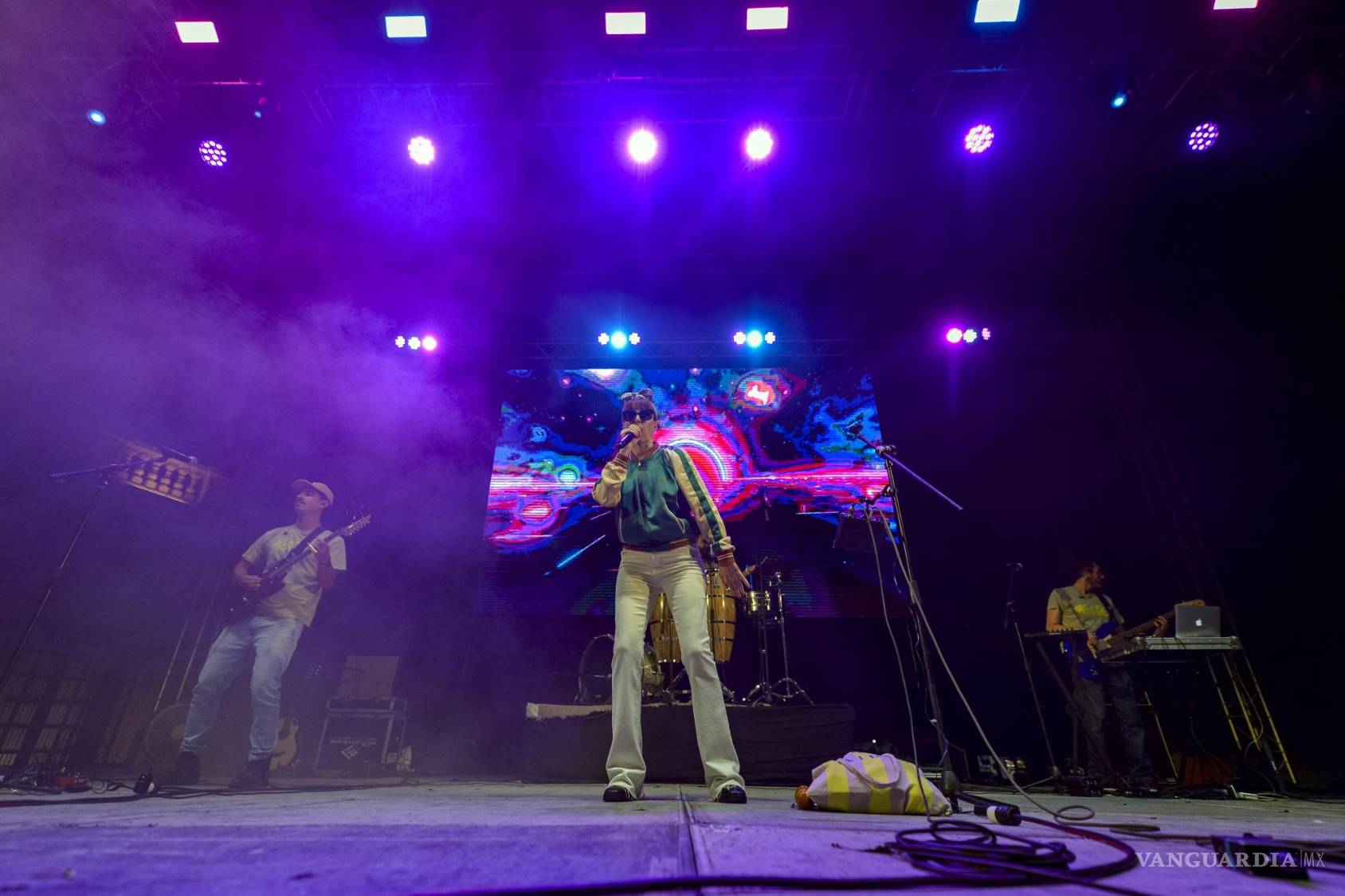 $!La cantante destacó la participación del público y su entrega al espectáculo.