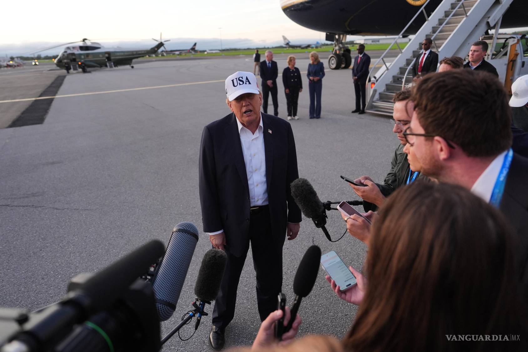 $!Trump rechazó abrir un nuevo frente militar directo contra la milicia hutí.