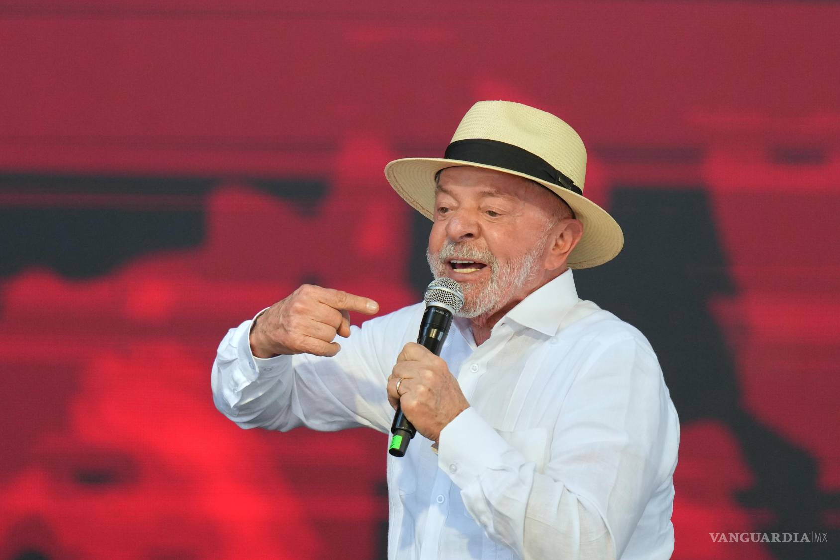$!El presidente brasileño Luiz Inacio Lula da Silva en un evento en Taboao da Serra, en la zona de Sao Paulo, Brasil, el 8 de agosto del 2026.