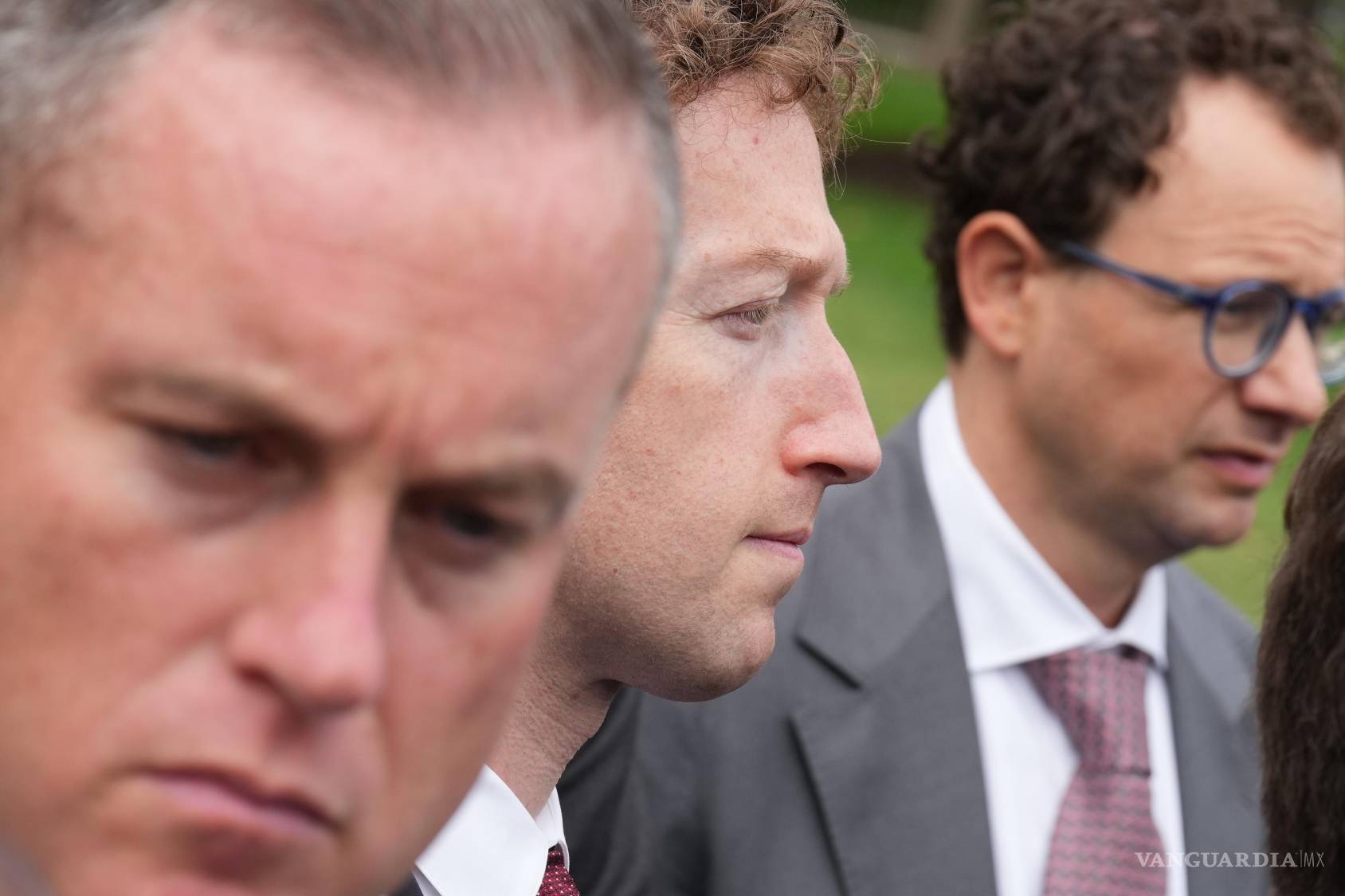 $!Mark Zuckerberg en un evento relacionado con inteligencia artificial.