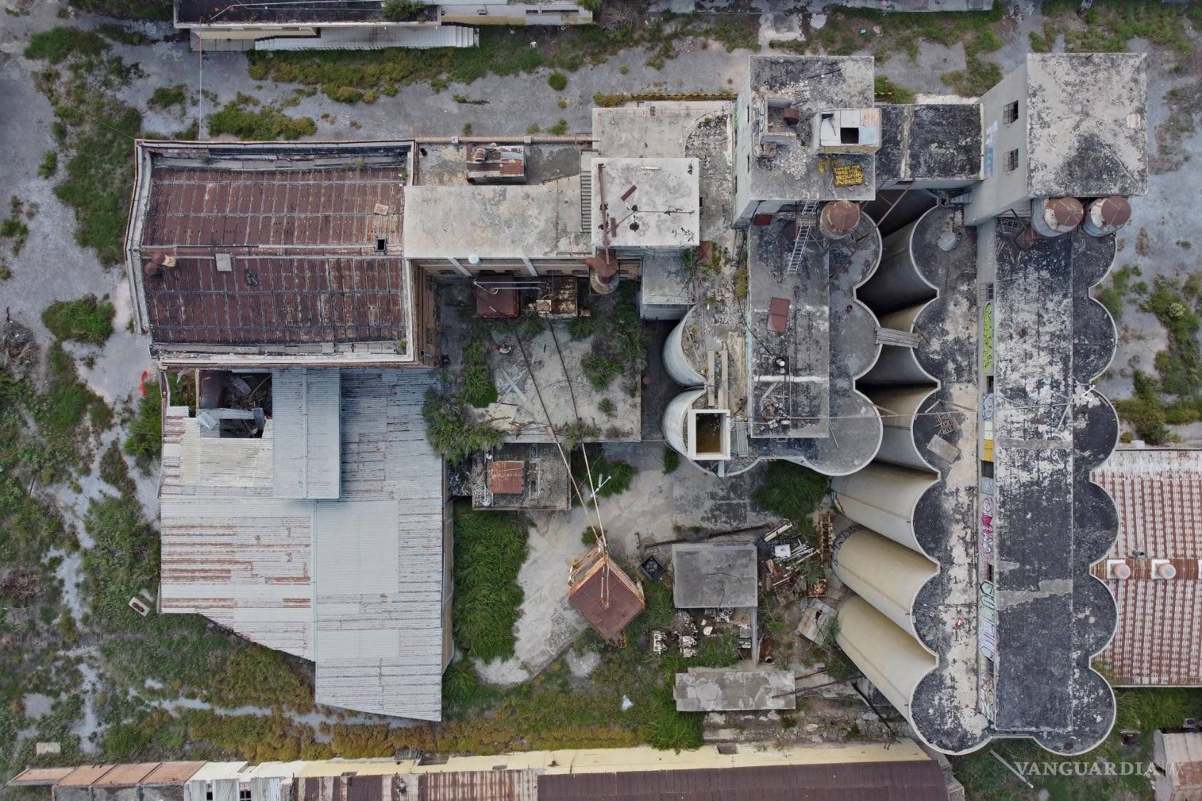 $!Vista aérea de las condiciones actuales de lo que fue Molinos De La Colmena.