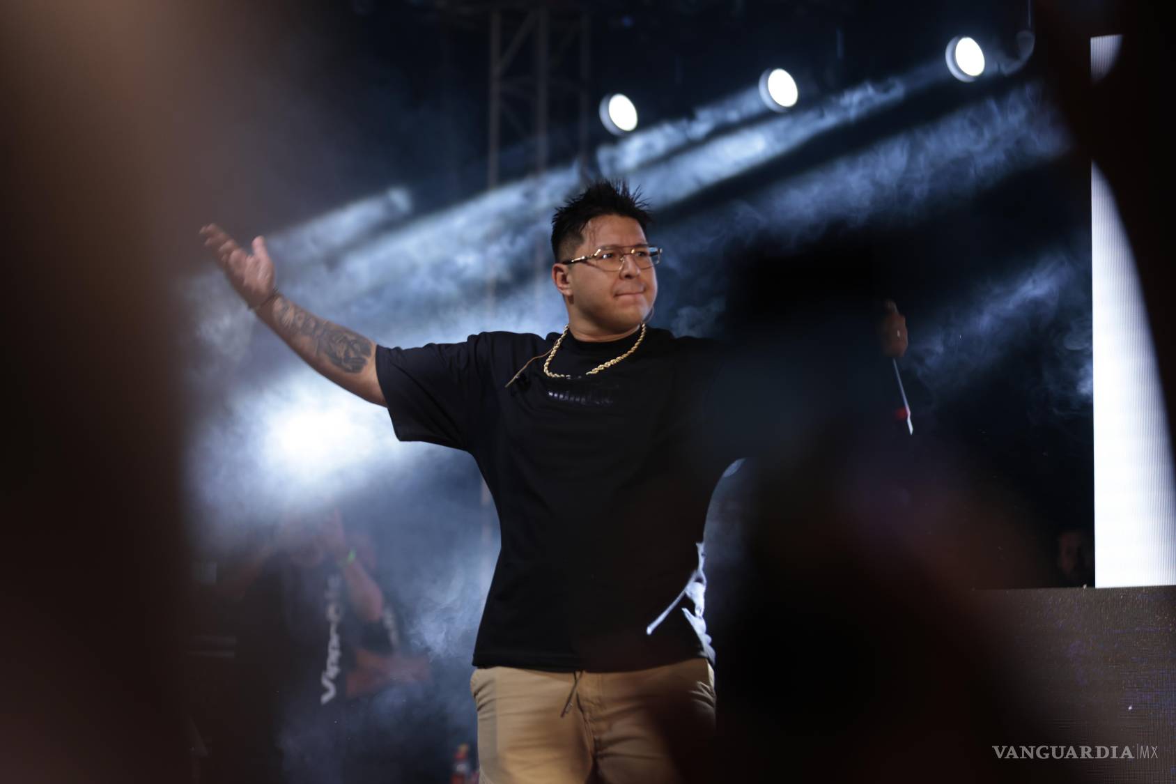 $!RC llevó al escenario su técnica y agresividad lírica, consolidado como uno de los MCs más respetados de México.