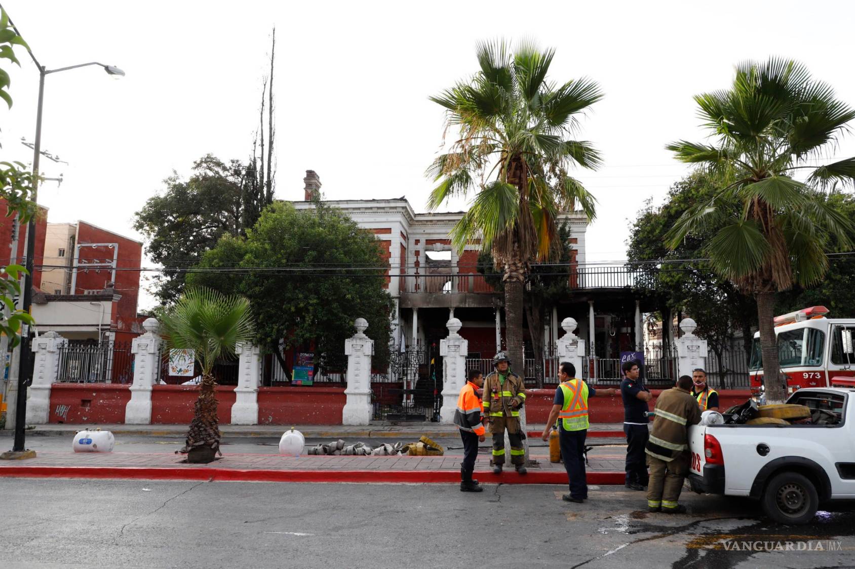 $!Tragedia en Saltillo... terrible incendio destruye la histórica Casa Alameda