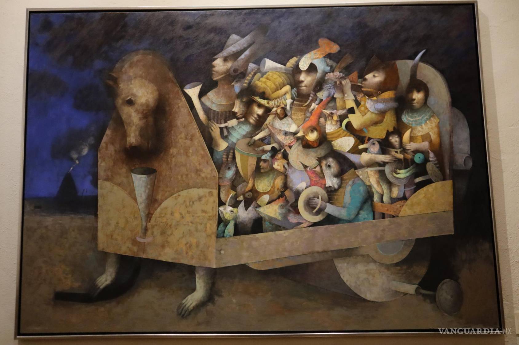 $!La monumentalidad y el movimiento están presentes en la obra del pintor.