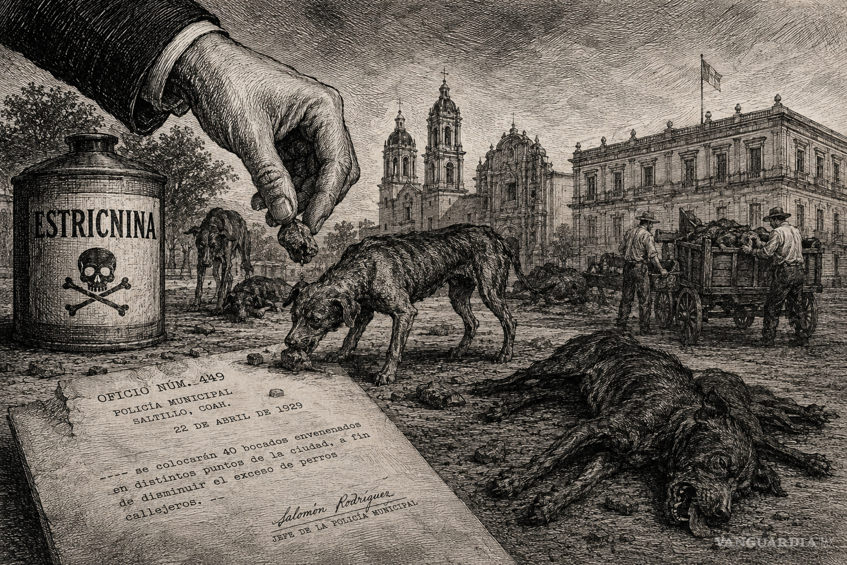 $!Ayuntamiento de Saltillo envenenó perros en 1929 y hubo quienes le “aplaudieron”