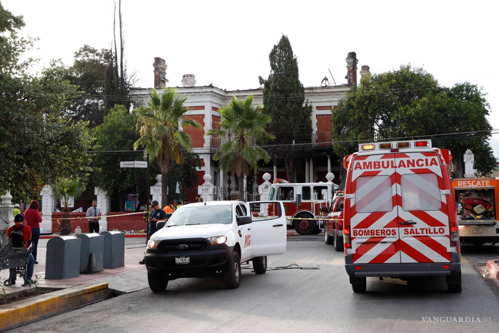 $!Tragedia en Saltillo... terrible incendio destruye la histórica Casa Alameda