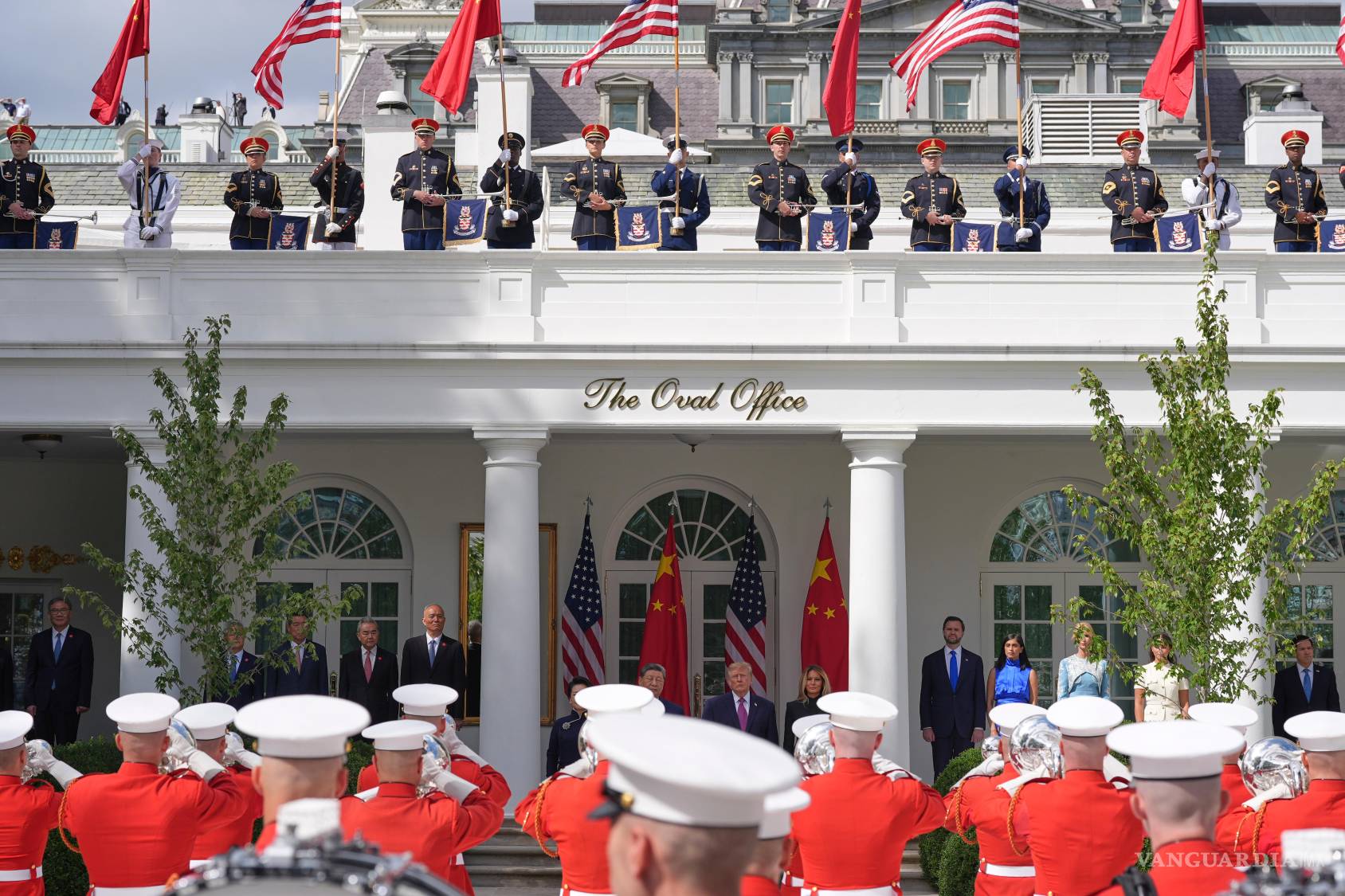 $!Trump preparó una recepción de Estado histórica para el presidente chino Xi Jinping.