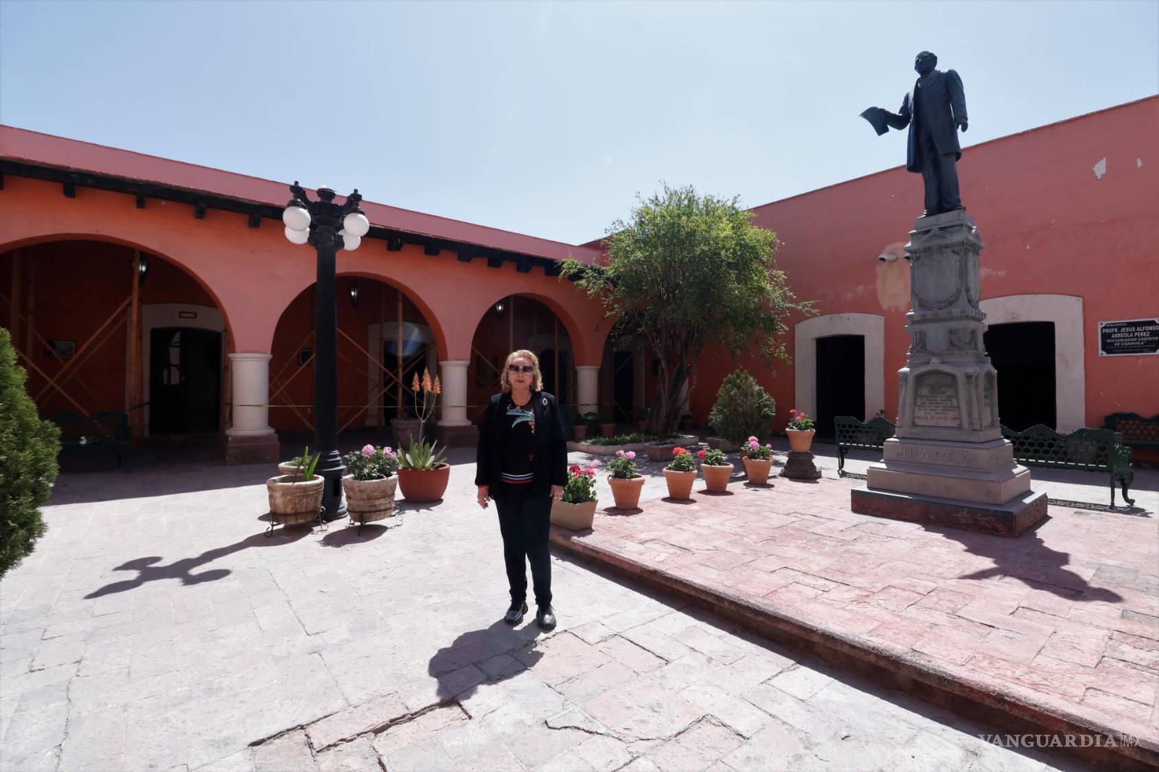 $!María Elena Santoscoy, presidenta del Patronato de Amigos del Patrimonio Histórico de Coahuila.