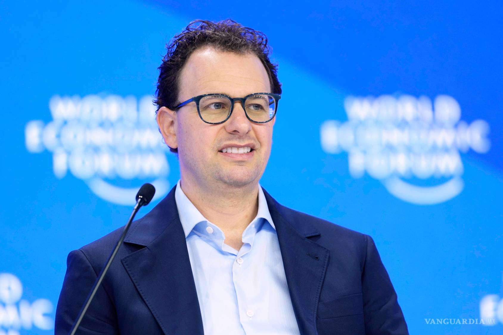$!Dario Amodei, director general y cofundador de Anthropic, asiste a la reunión anual del Foro Económico Mundial, el 23 de enero de 2025, en Davos, Suiza.