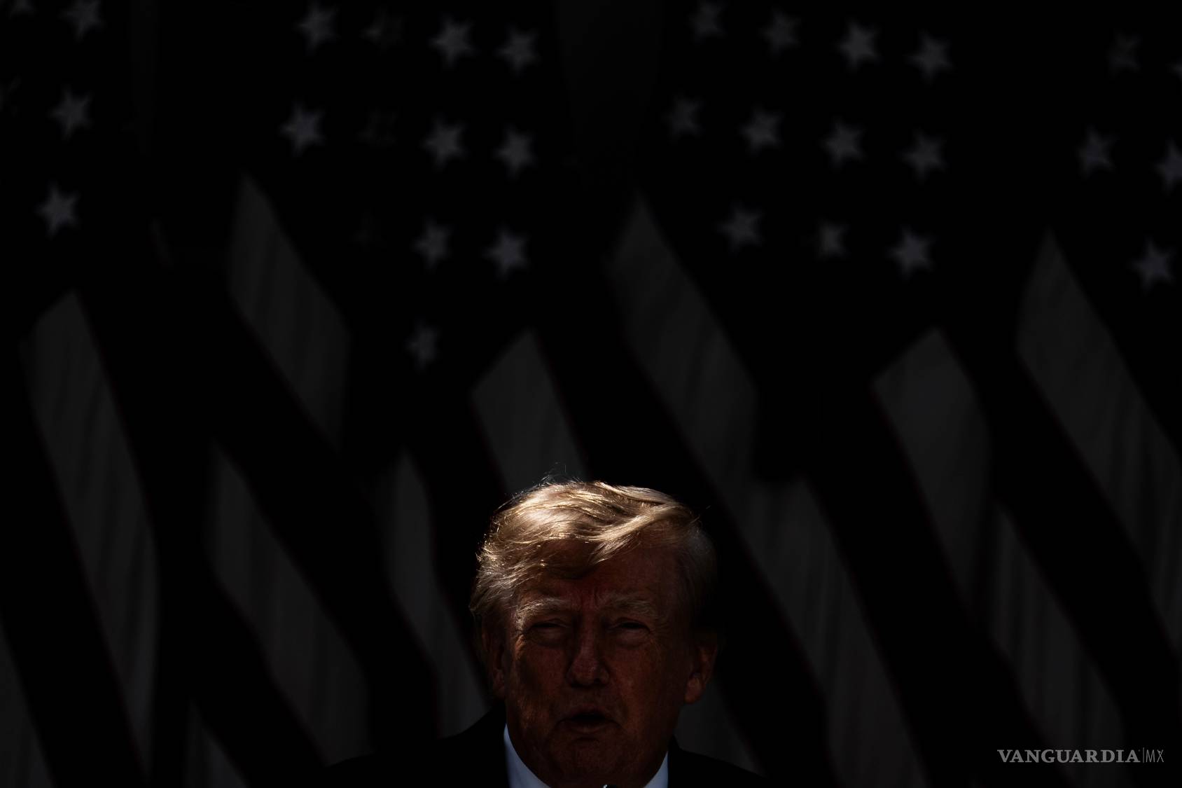 $!El presidente de EEUU, Donald Trump, habla durante un evento de regreso a clases en la Casa Blanca, en Washington, el lunes 24 de agosto de 2026.