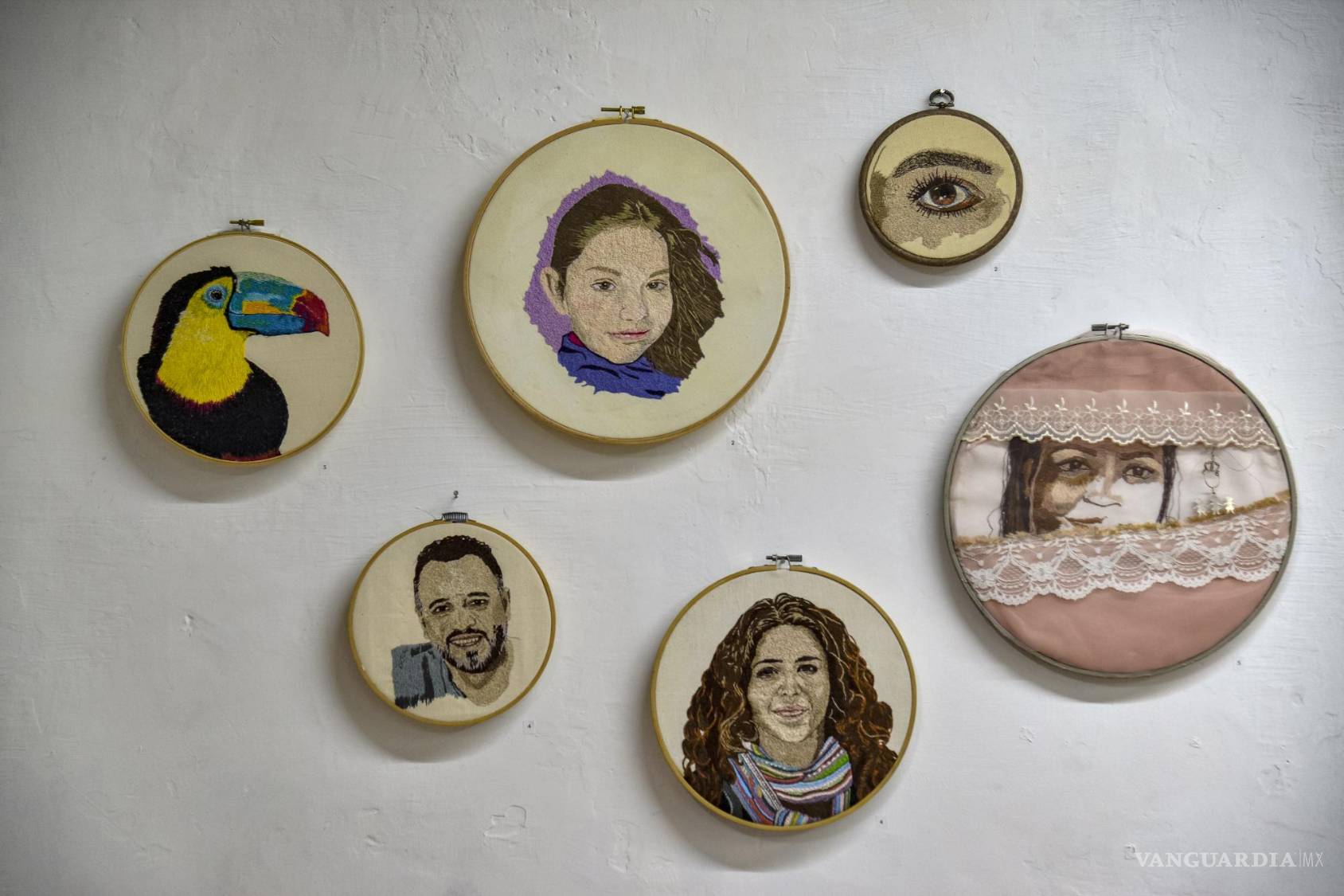 $!Las piezas de la exposición muestran las habilidades de las participantes.