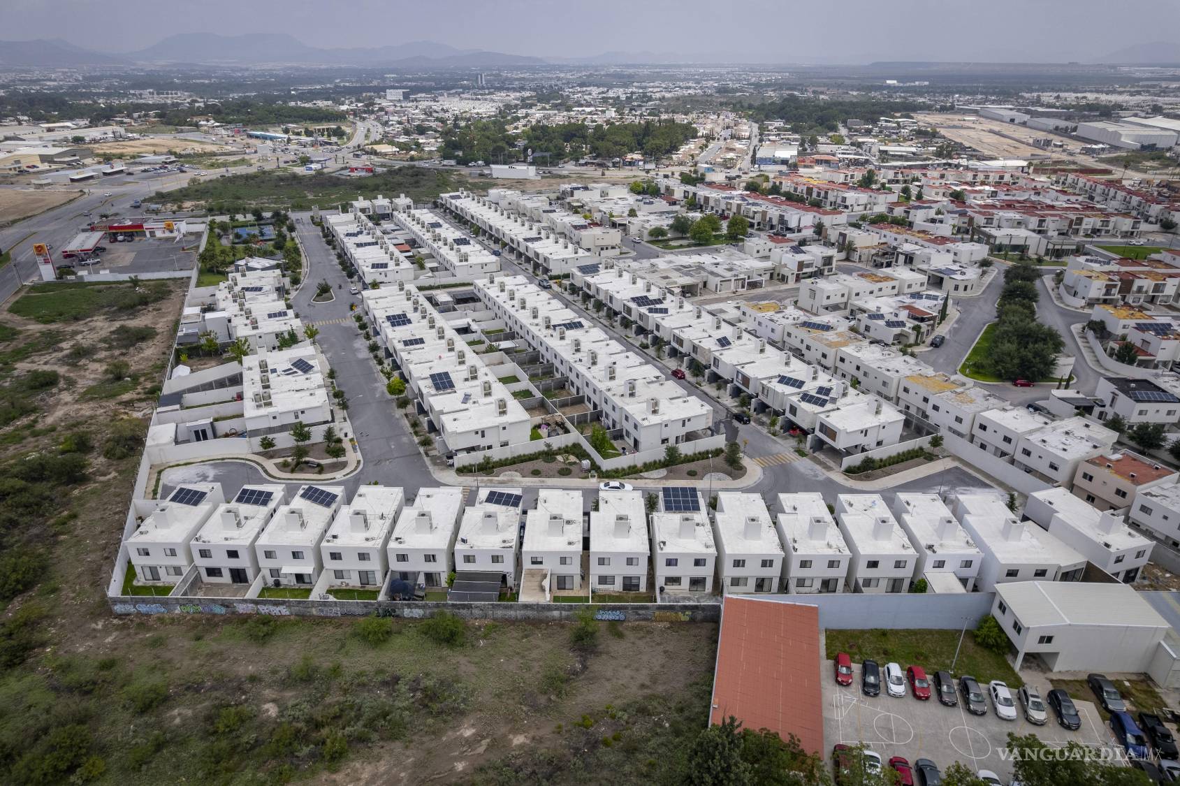 $!La macrozona Norte registra una de las menores densidades poblacionales de Saltillo, con poco más de mil habitantes por kilómetro cuadrado en fraccionamientos residenciales.