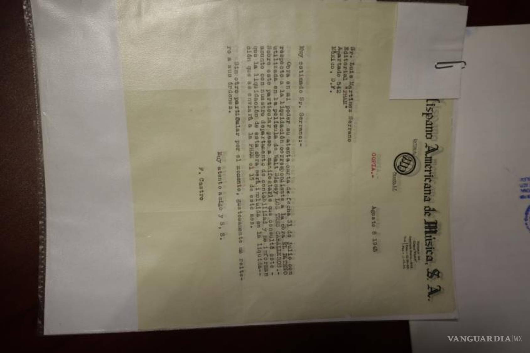 $!Afirmó que hasta el día de hoy no se ha podido hacer justicia en el caso del plagio de la música que Walt Disney declaró como del dominio popular en 1945.