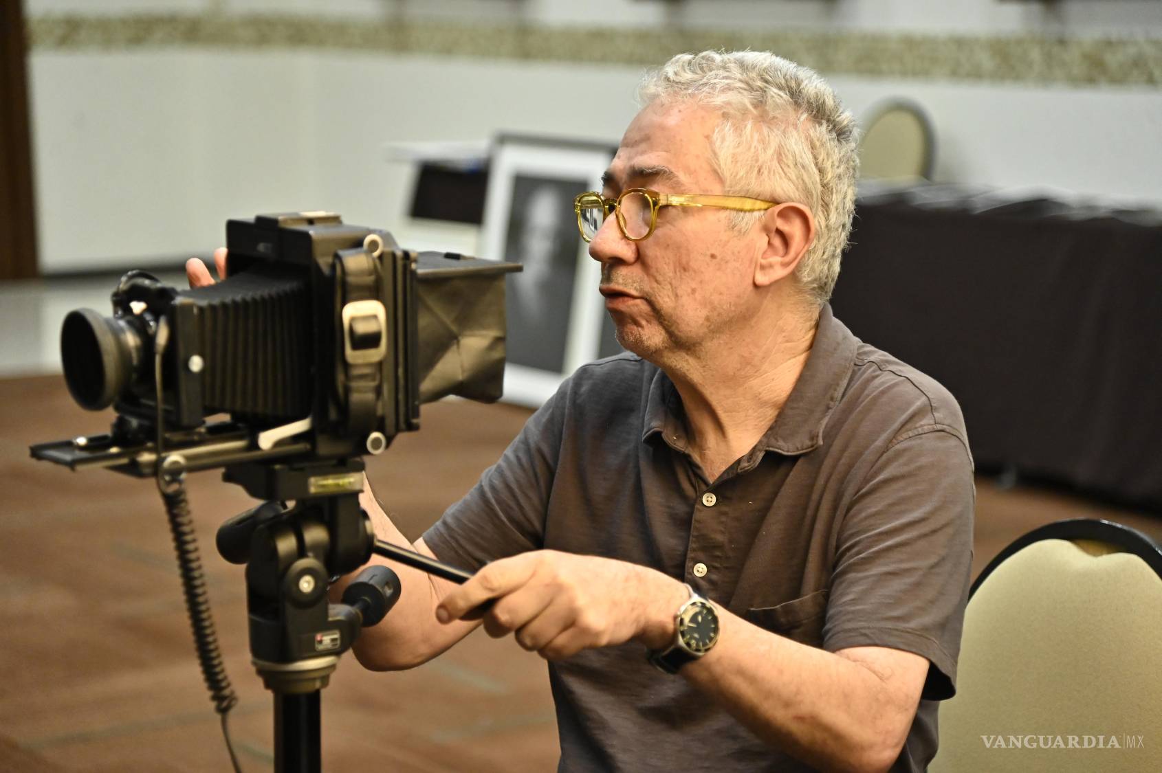 $!Carrera. Retrato de Juan Rodrigo Llaguno, fotógrafo con más de 30 años de trayectoria.