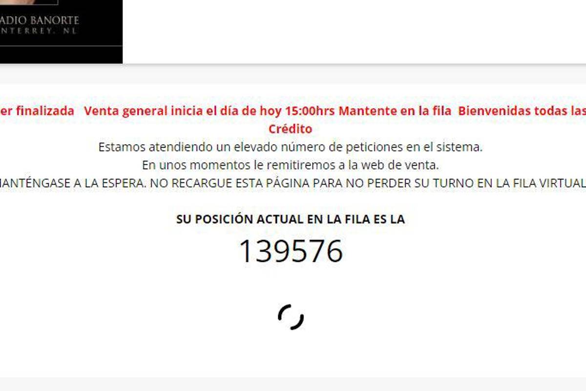 $!A las 15:00 horas comenzará la venta este mismo martes.