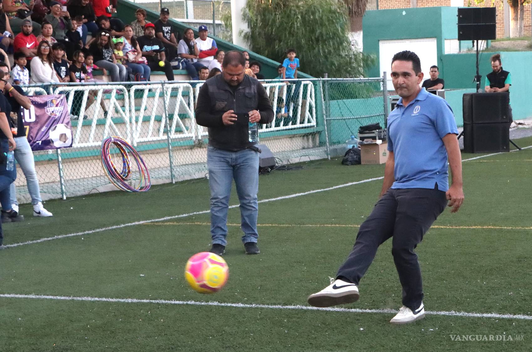 $!Patada inicial del torneo de futbol 7.