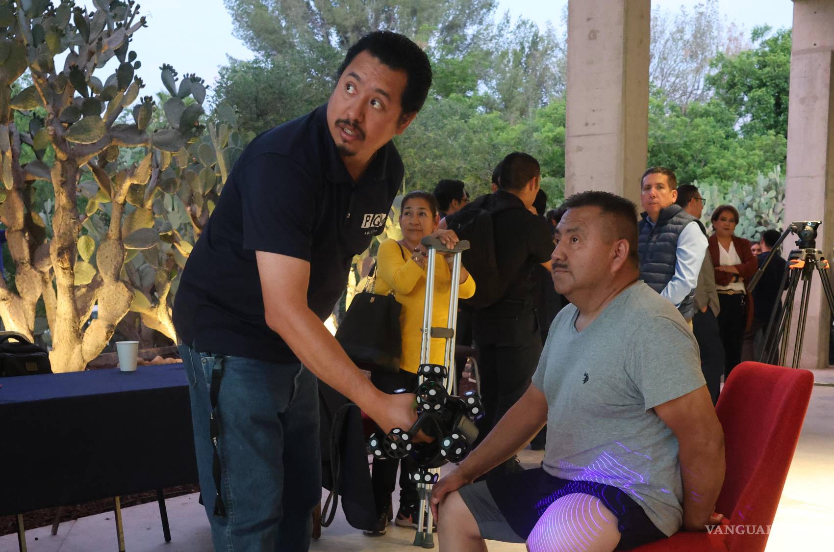 $!En el sitio se realizó el escaneo a pacientes que serán beneficiados con la creación de prótesis a la medida y del material óptimo. FOTO: HOMERO SÁNCHEZ