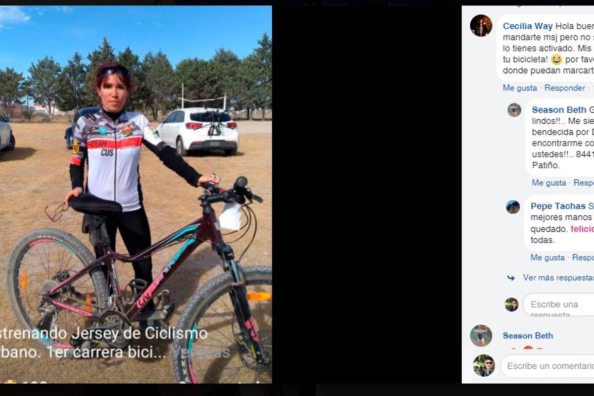 $!Atleta Saltillense pierde bicicleta y la recupera dos días después gracias a redes sociales