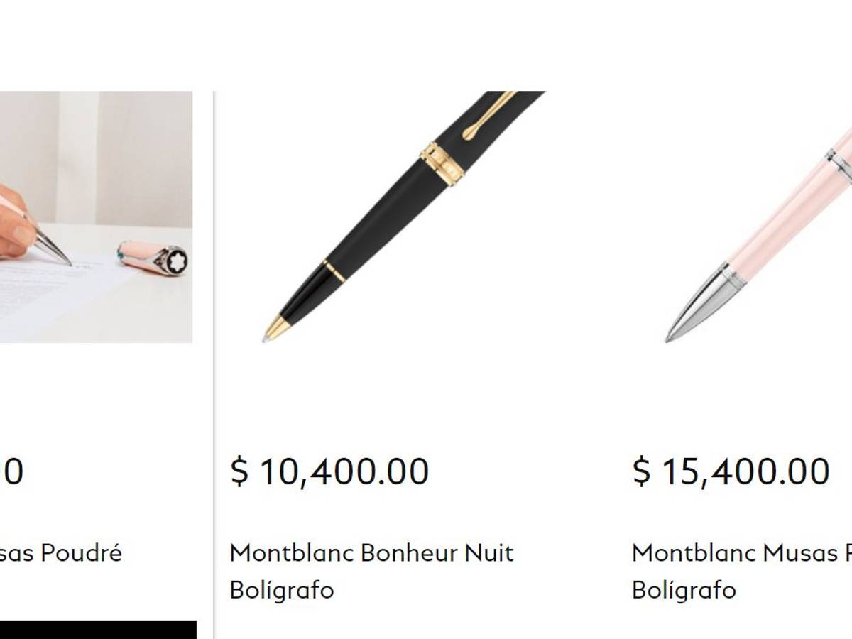 $!Karime Macías podría pagar la multa de Javier Duarte con lo que cuestan cuatro de sus plumas Montblanc