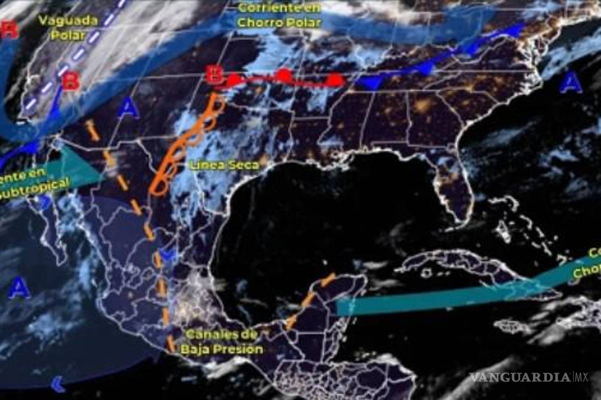 Llega Frente Frío 44 y se extenderá sobre norte de México