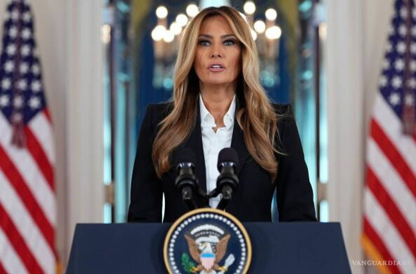 $!Melania Trump ha trabajado en temas humanitarios relacionados con la guerra. Ha ayudado a reunir a 34 niños rusos y ucranianos con sus familias.