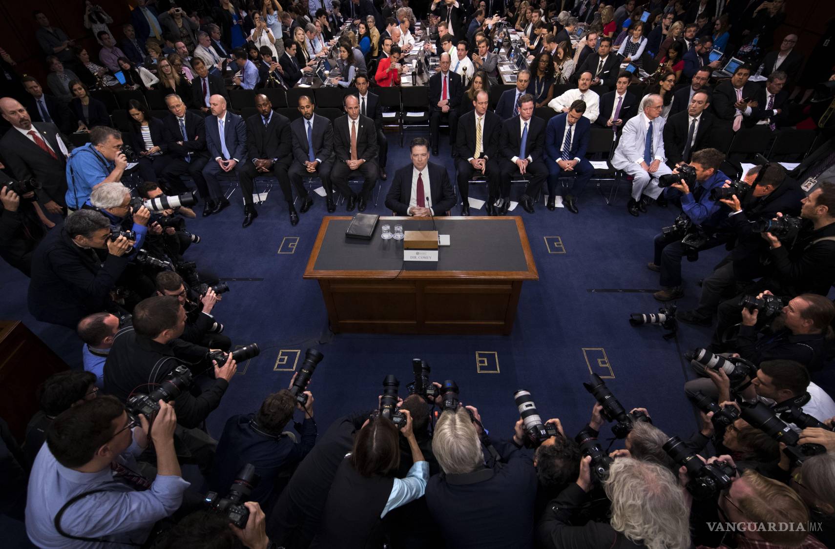 $!La Casa Blanca de Trump exigía investigar el mensaje de conchas marinas de Comey como una “amenaza criminal”.
