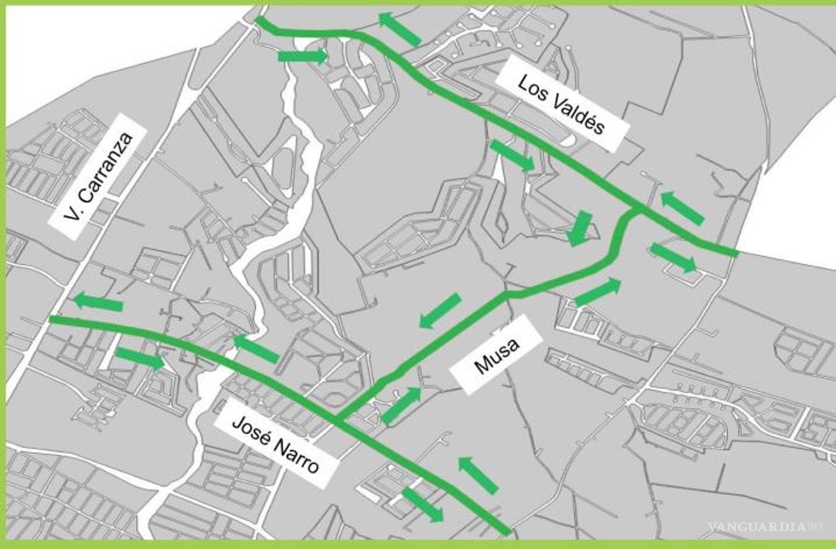 $!El circuito de ciclovía llegaría a una extensión de 16.02 kilómetros en la zona.