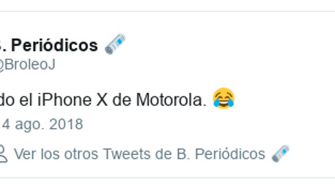 $!Nuevo Motorola sufre las críticas; es 'una copia descarada del iPhone X', dicen
