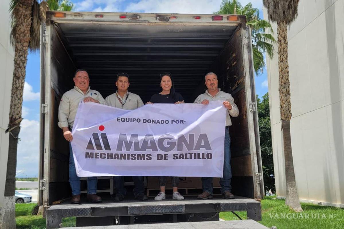 Saltillo: Dona Magna Mecanismos a la UAdeC simulador de línea de producción