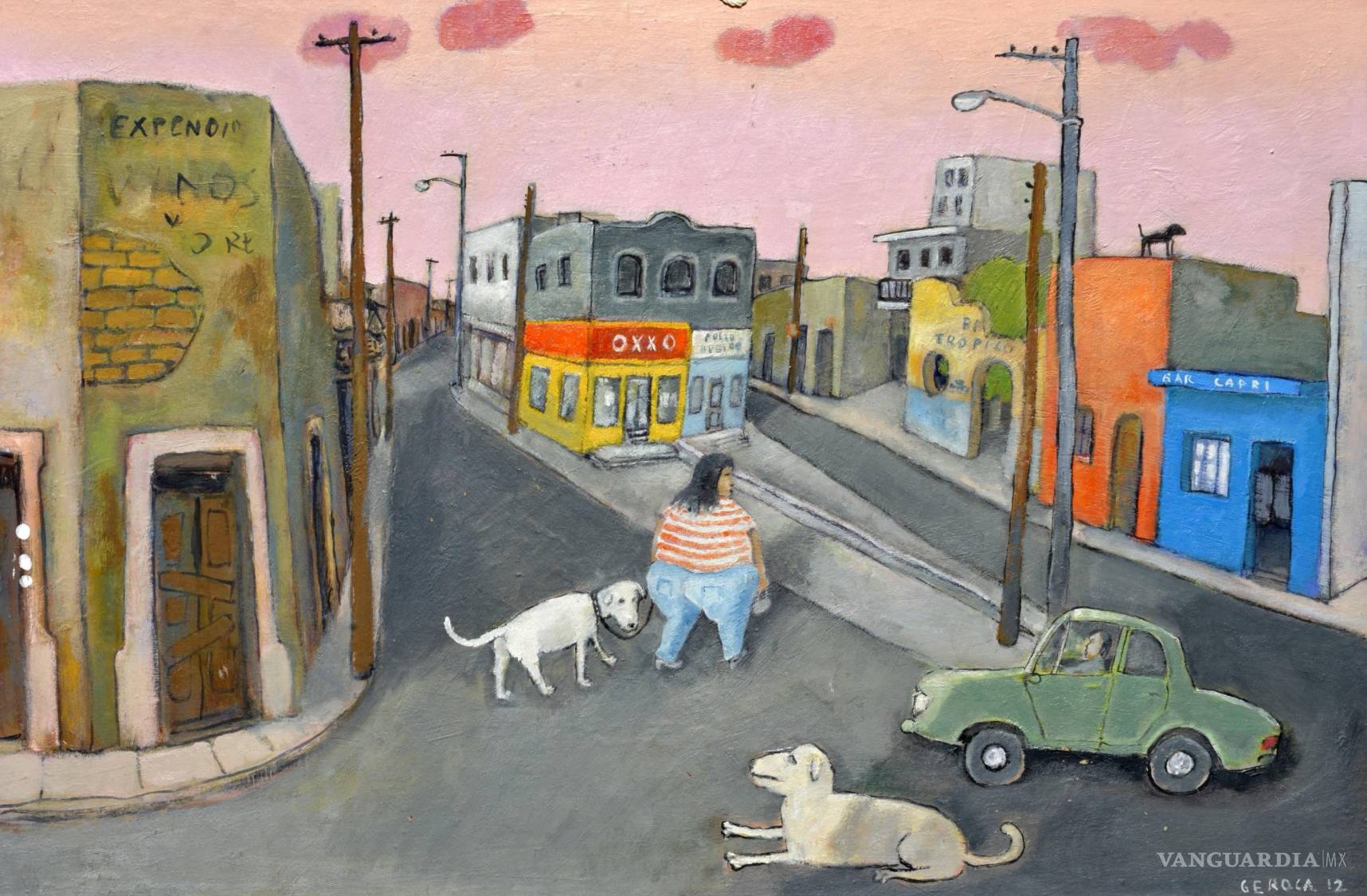 $!El cambio llegó en 2012. Obra “Los perros”, Geroca, 2012.