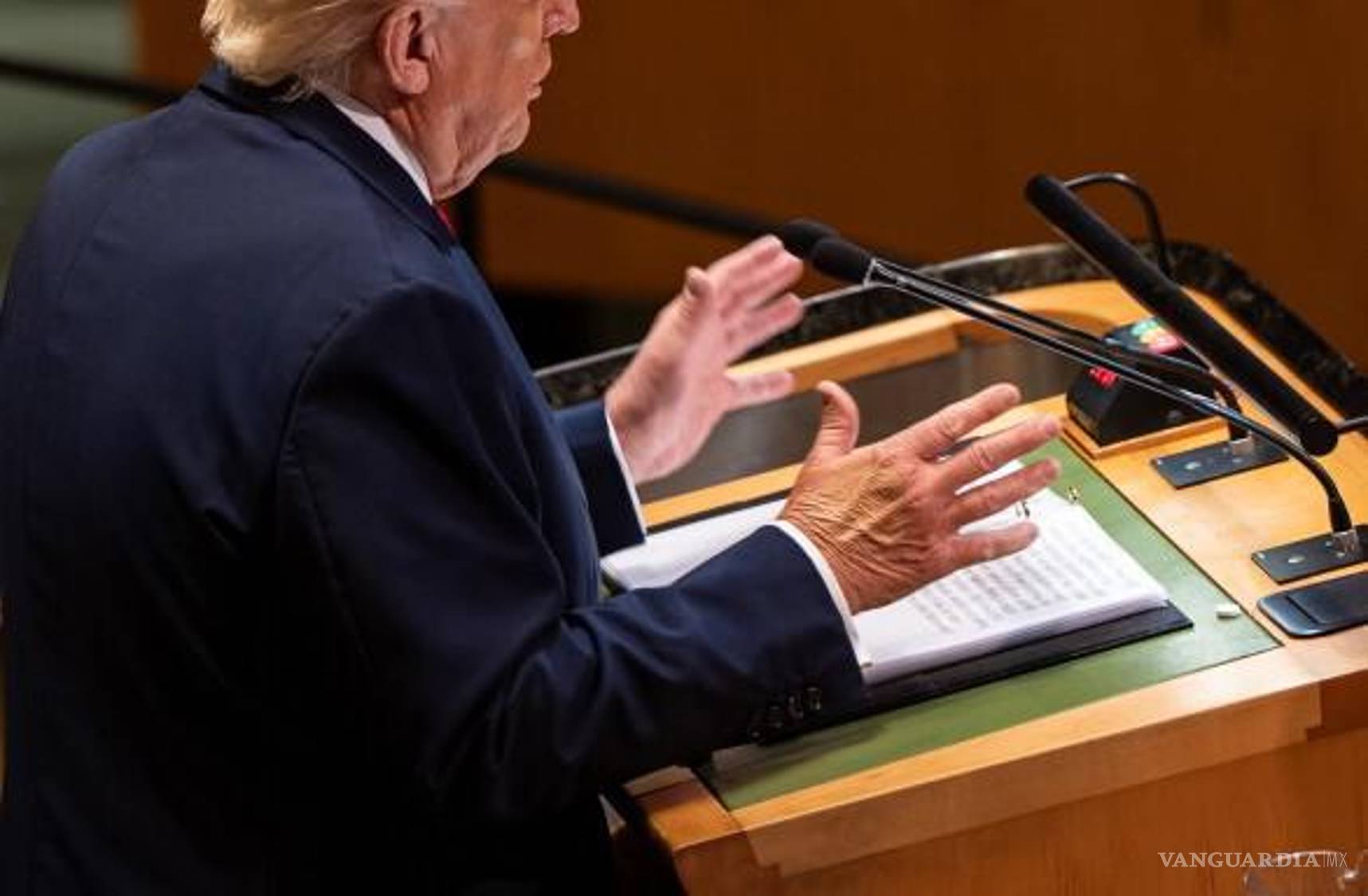 $!Trump pide a los líderes mundiales a unirse a EU para aislar a Irán, en su discurso de la ONU
