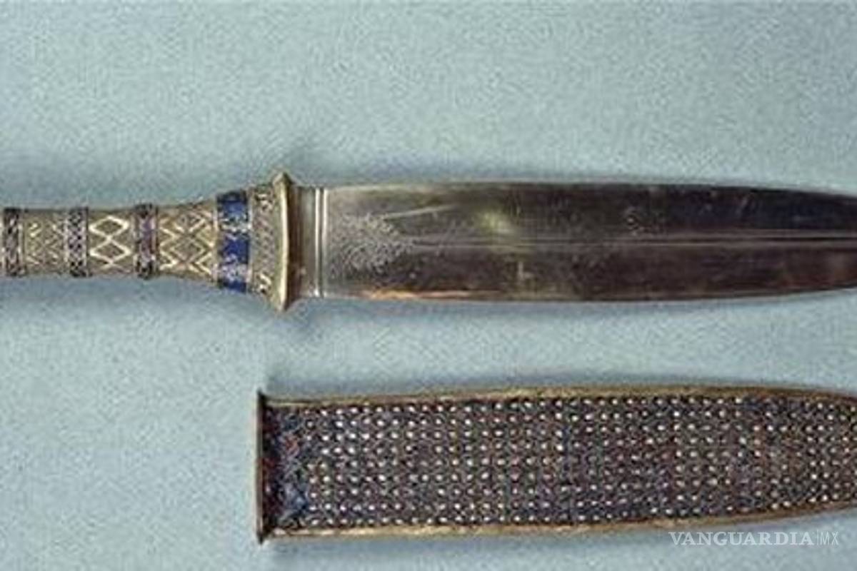 Daga de Tutankamón provino del 'cielo'