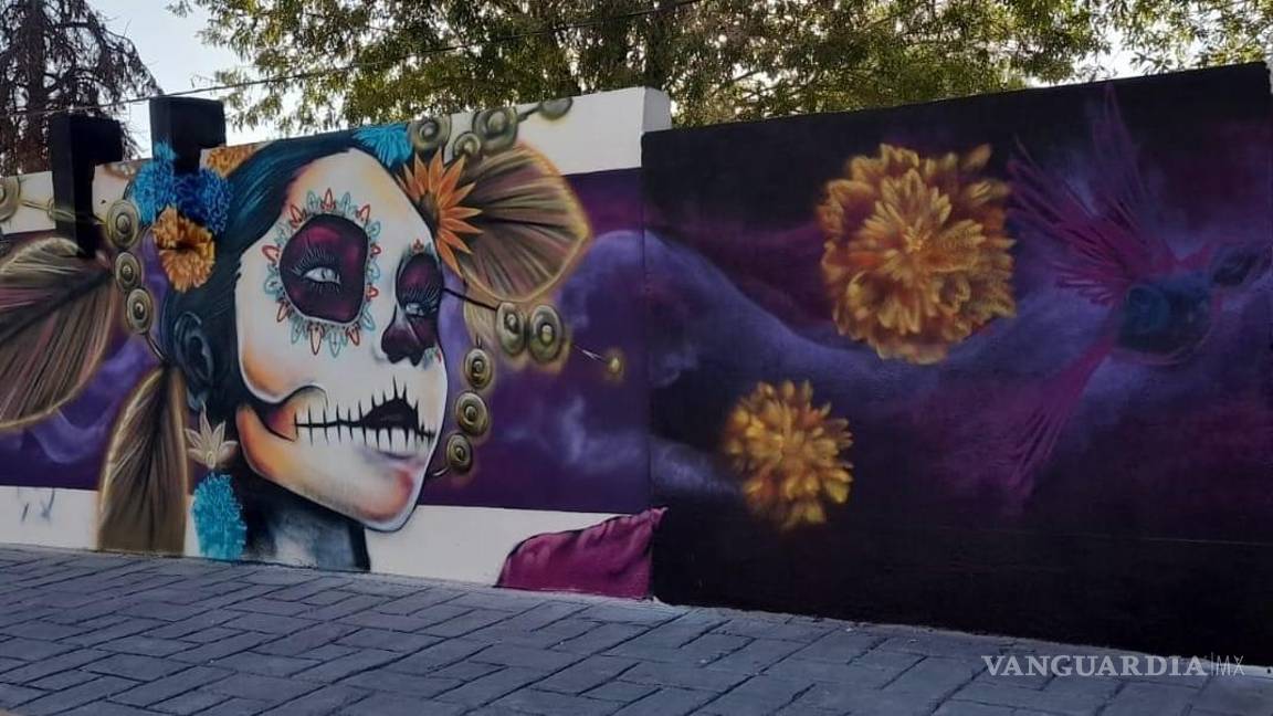 Embellecen al Panteón Guadalupe de Monclova con murales