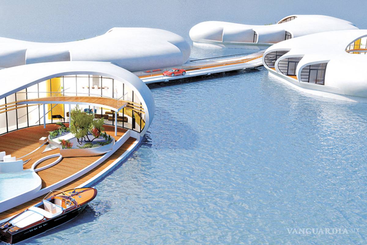 Casas de lujo sobre el mar