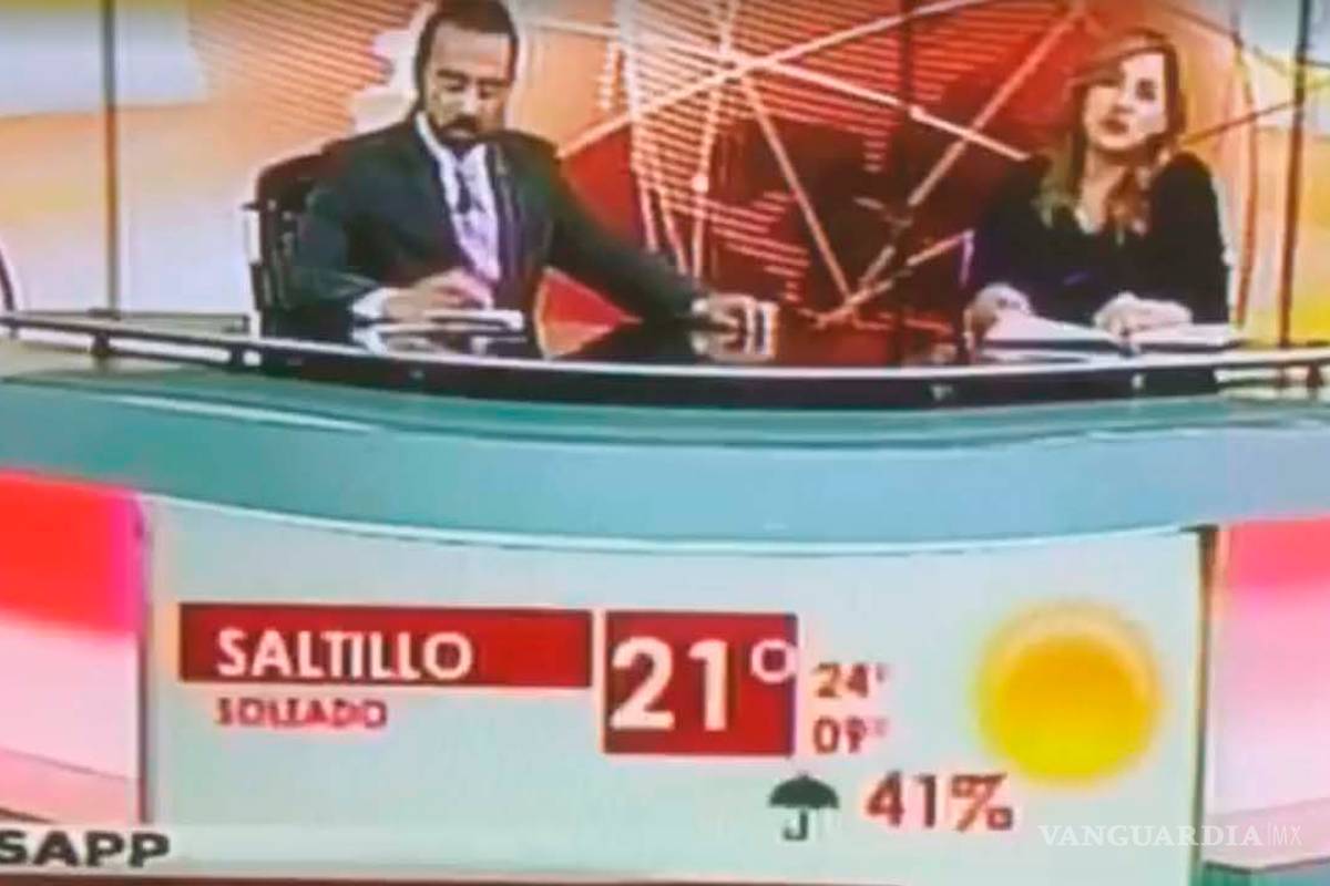 Comentarista saltillense abre video de 'gemidos' en pleno noticiero