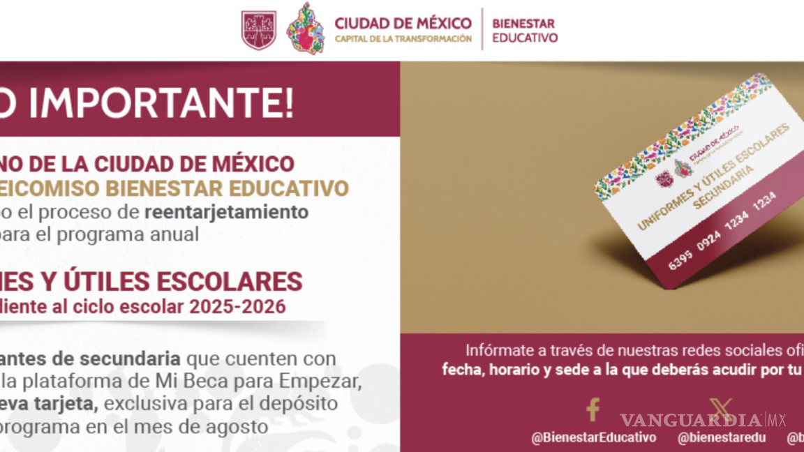 $!Uno de los programas más conocidos es “Mi Beca para Empezar”, implementado por el Gobierno de la Ciudad de México.