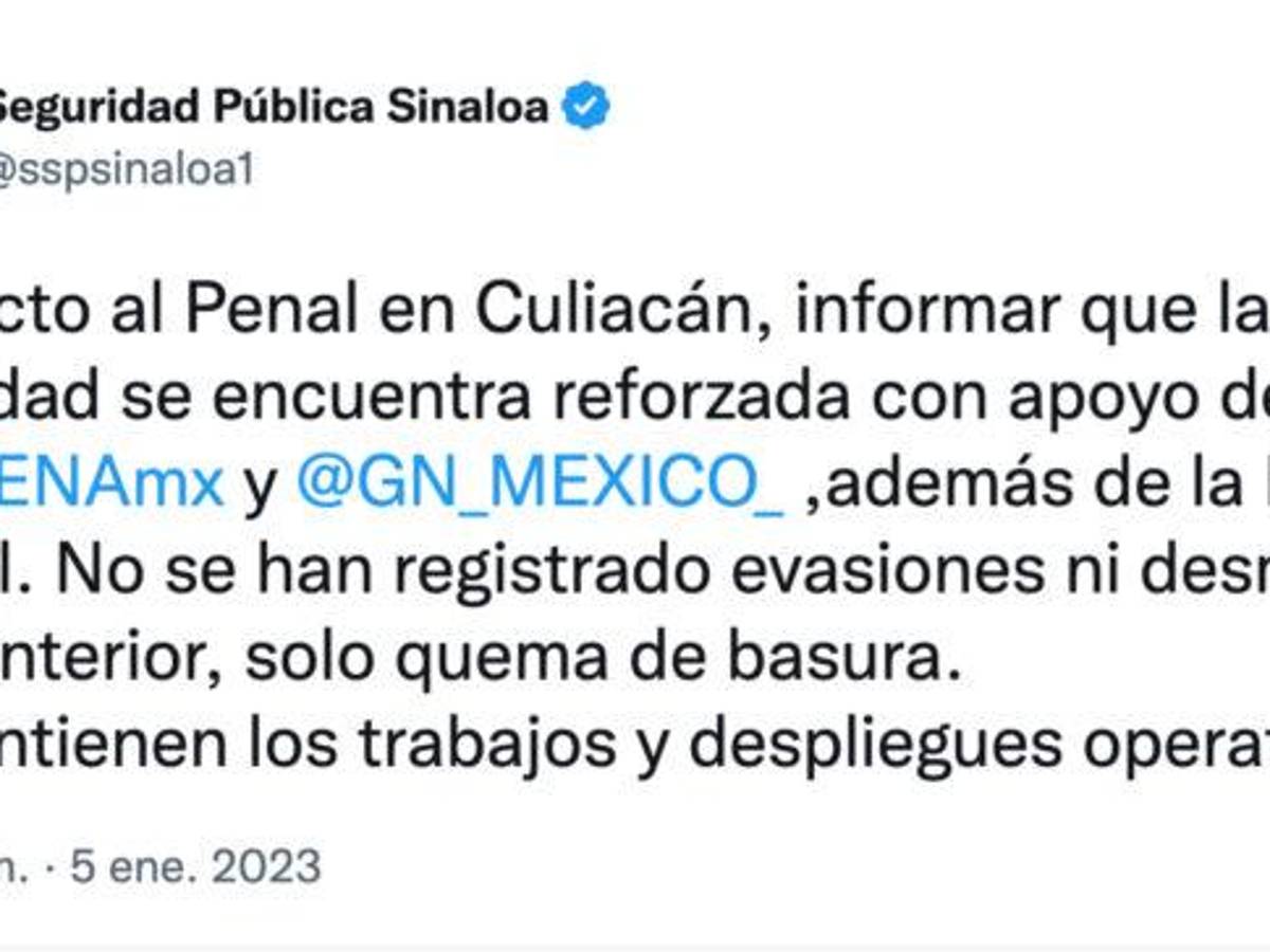 $!Desmienten motín y fuga en penal de Aguaruto, en Culiacán, tas recaptura de Ovidio Guzmán