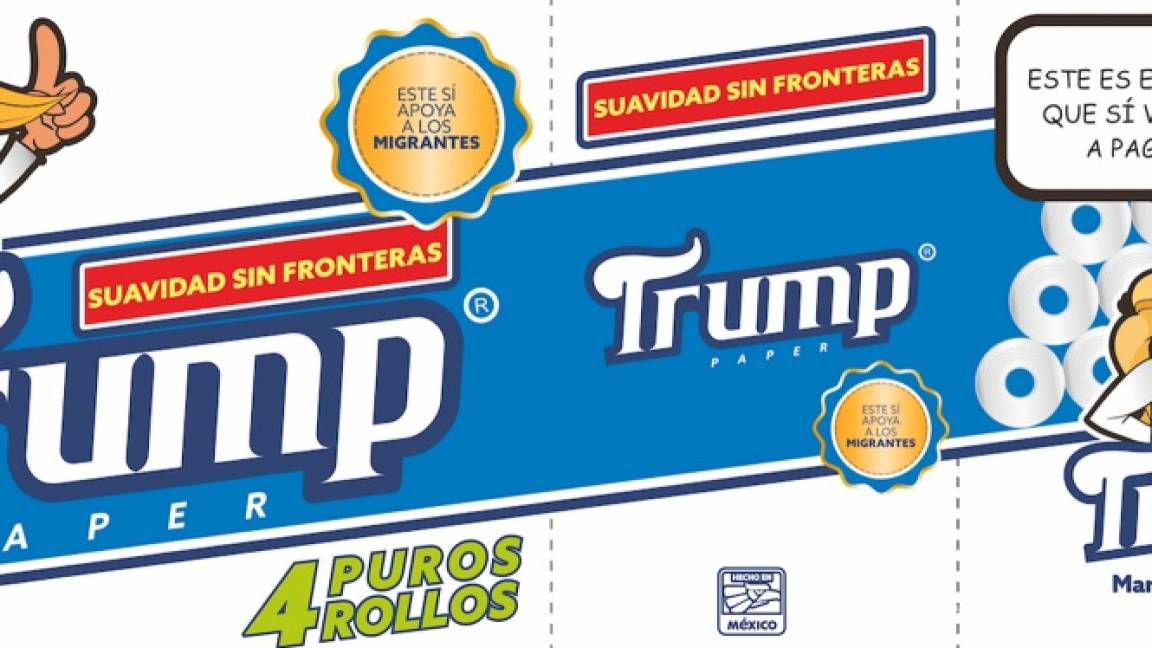 $!Papel higiénico marca "Trump" saldrá a la venta en México