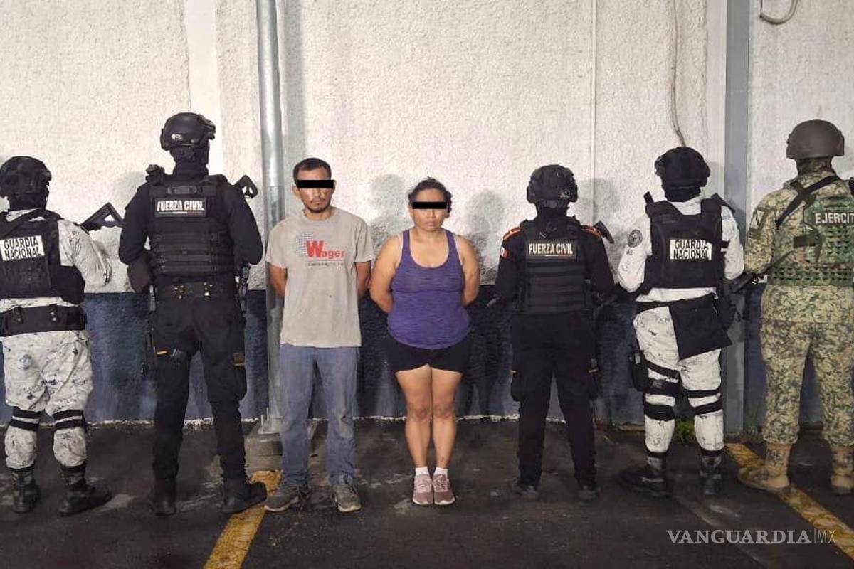 Detienen a pareja en posesión de un arsenal en Linares, Nuevo León