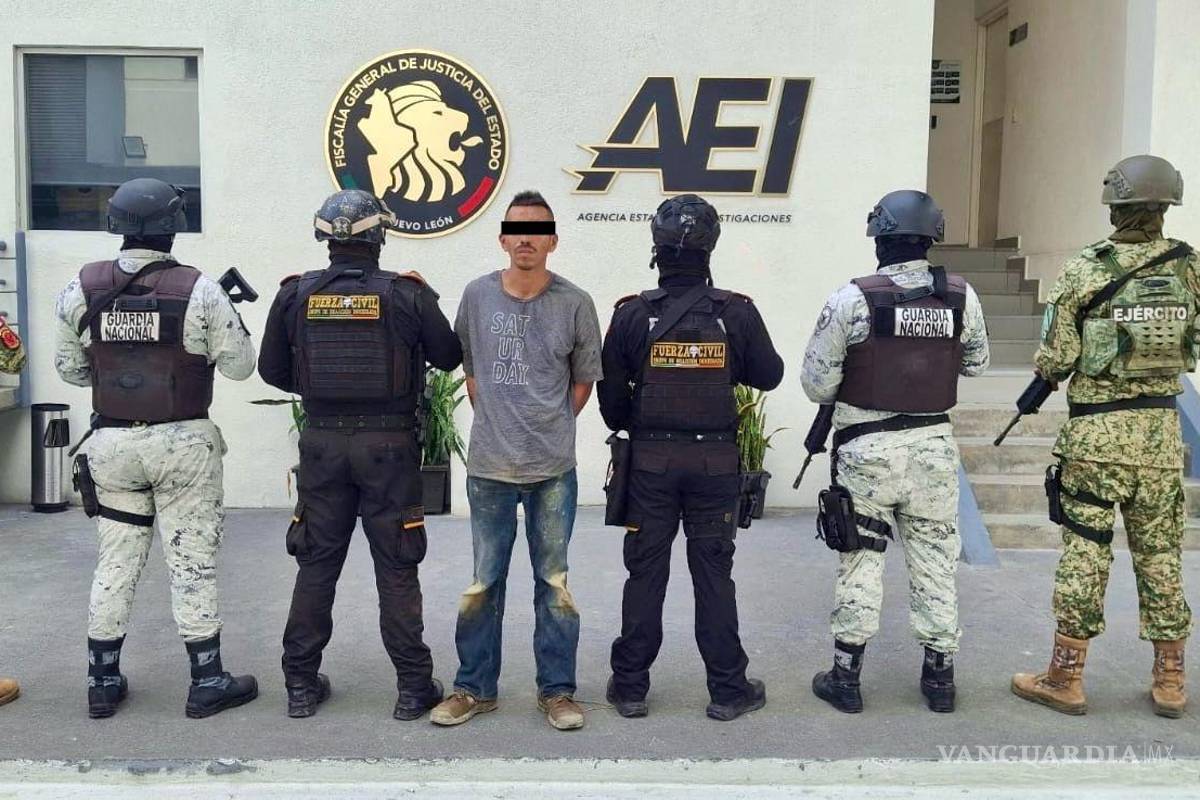 Capturan a hombre tras agresión armada a efectivos, en Nuevo León